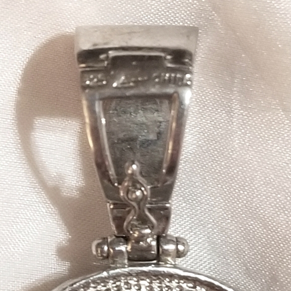 ALUMA Ocean Jasper Sterling Enhancer Pendant - Picture 8 of 8